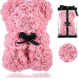 Pink Rose Bear great gift